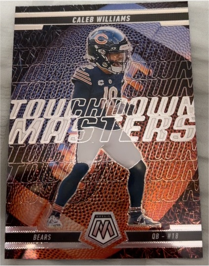 2025 Panini Mosaic Touchdown Masters #TM18 Caleb Williams — front
