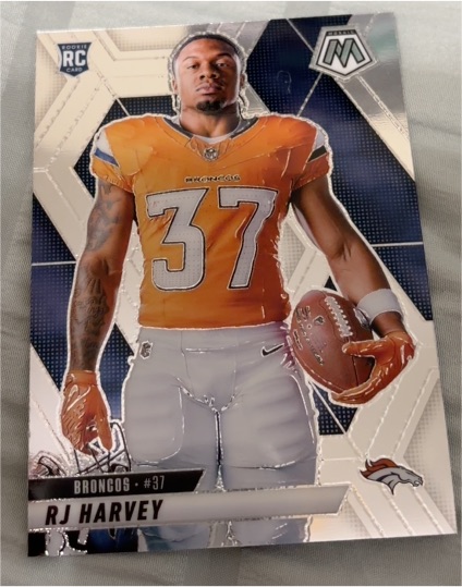 2025 Panini Mosaic #284 RJ Harvey — front