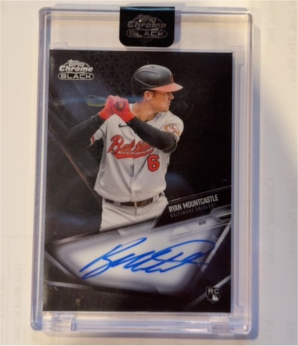 2021 Topps Chrome Black #CBA-RM Ryan Mountcastle — front