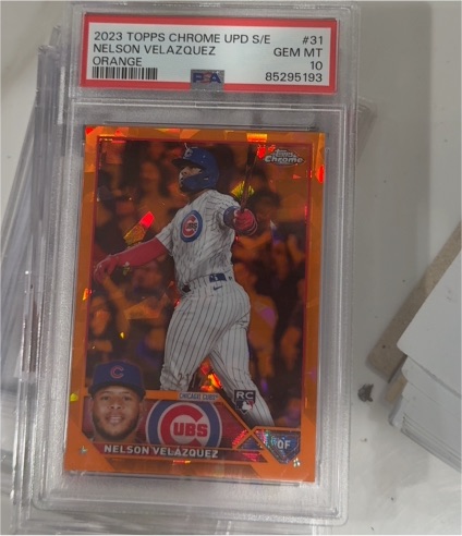 2023 Topps Chrome Update #31 Nelson Velazquez — front