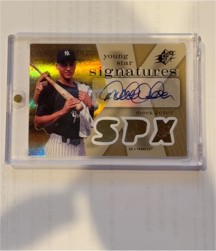 2007 Upper Deck SPx #YS-DJ Derek Jeter Young Star Signatures Auto — front