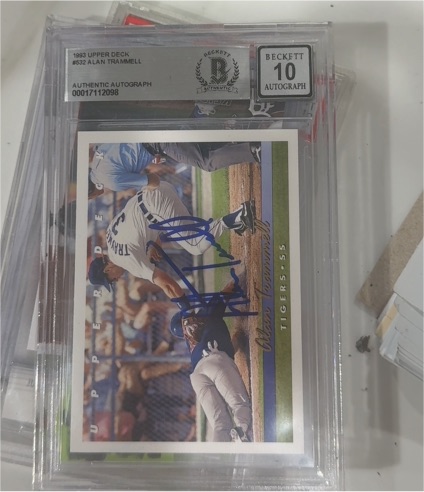 1993 Upper Deck #532 Alan Trammell — front
