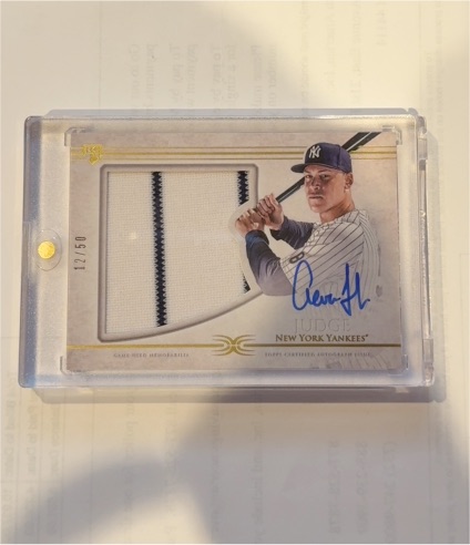 2017 Topps Definitive #12/50 Aaron Judge — front