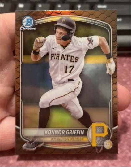 2025 Bowman Chrome #BCP-86 Konnor Griffin — front