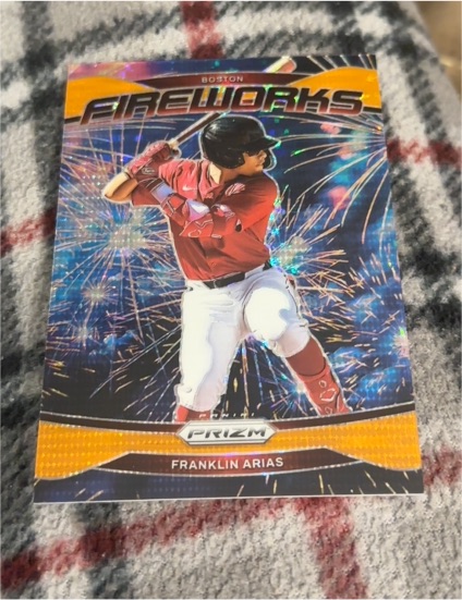2025 Panini Prizm Fireworks #18 Franklin Arias — front