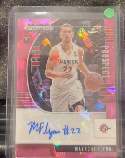 2020 Panini Prizm Draft Picks #DP Malachi Flynn — front