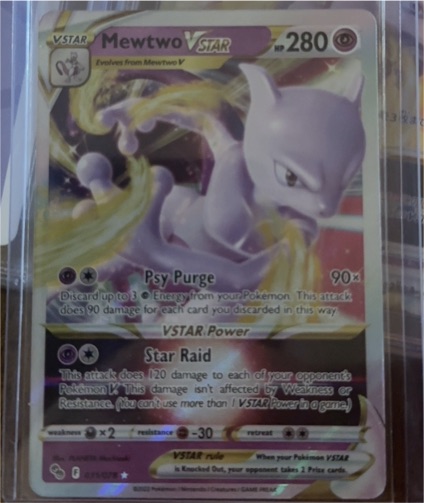 2022 Pokémon TCG Sword & Shield #31 Mewtwo VSTAR — front