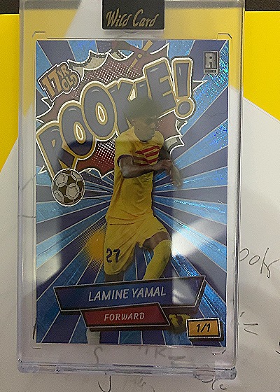 2024 Wild Card #1/1 Lamine Yamal Rookie — front