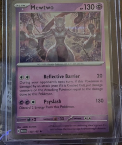 2023 Pokémon Scarlet & Violet 150/165 Mewtwo — front