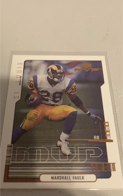 2000 Upper Deck MVP #138 Marshall Faulk — front