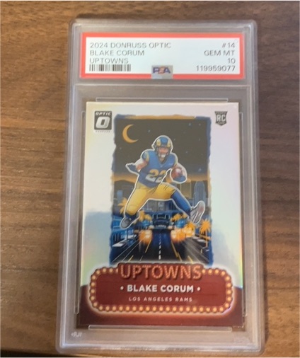 2024 Panini Donruss Optic #14 Blake Corum Uptowns Rookie — front