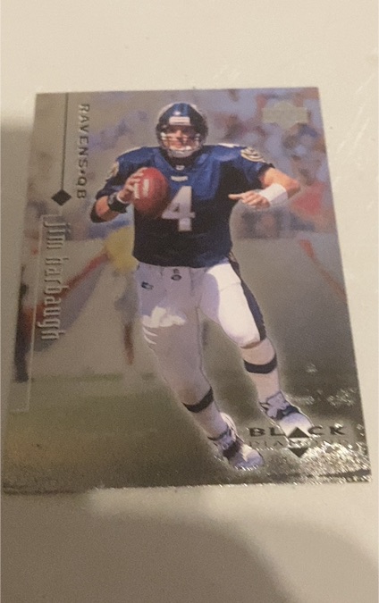 1998 Upper Deck Black Diamond #7 Jim Harbaugh — front