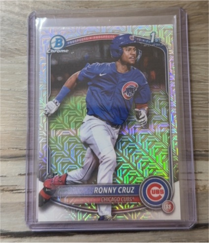 2025 Bowman Chrome #BCP-213 Ronny Cruz — front
