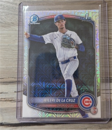 2025 Bowman Chrome #BCP-209 Wilfri De La Cruz — front