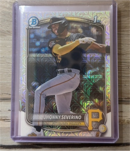 2025 Bowman Chrome #BCP-233 Jhonny Severino — front