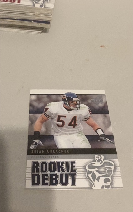 2000 Upper Deck #54 Brian Urlacher Rookie Debut — front