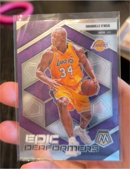 2024-25 Panini Mosaic #16 Shaquille O'Neal Epic Performers — front