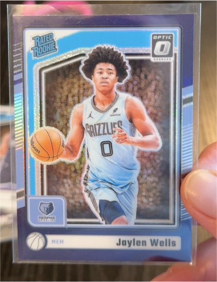 2024-25 Panini Donruss Optic #252 Jaylen Wells — front