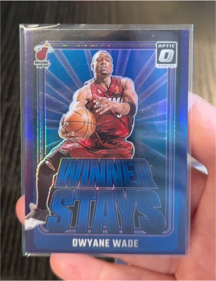 2024-25 Donruss Optic Winner Stays Purple #20 Dwyane Wade — front
