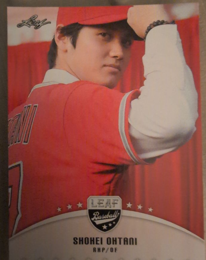 2018 Leaf #LB-01 Shohei Ohtani — front