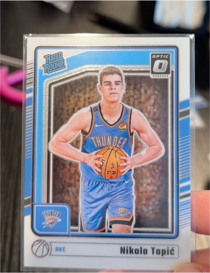 2024-25 Panini Donruss Optic #278 Nikola Topić — front