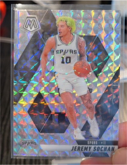 2024-25 Panini Mosaic #10 Jeremy Sochan — front