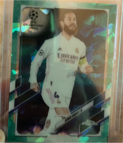 2020-21 Topps Chrome UEFA Champions League #92 Sergio Ramos — front