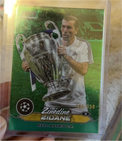 2023-24 Topps Stadium Club Chrome UEFA Champions League #5 Zinedine Zidane — front