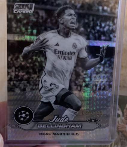 2023-24 Topps Stadium Club Chrome UEFA Champions League #55 Jude Bellingham — front