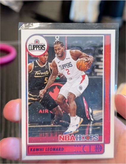 2021-22 Panini NBA Hoops #76 Kawhi Leonard — front
