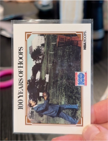 1991 Hoops #301 James Naismith 100 Years of Hoops — front