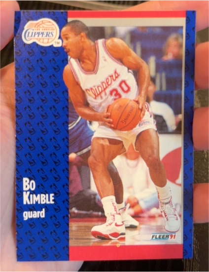 1991-92 Fleer #91 Bo Kimble — front