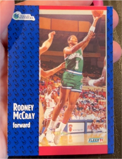 1991-92 Fleer #46 Rodney McCray — front