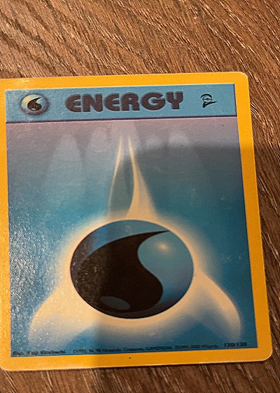 1999 Pokémon Base Set 2 #130 Water Energy — front