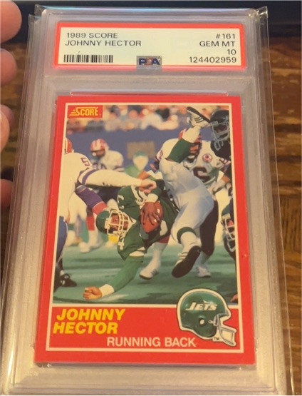 1989 Score #161 Johnny Hector — front