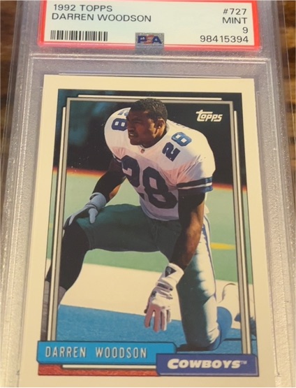 1992 Topps #727 Darren Woodson — front
