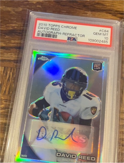 2010 Topps Chrome #C84 David Reed — front