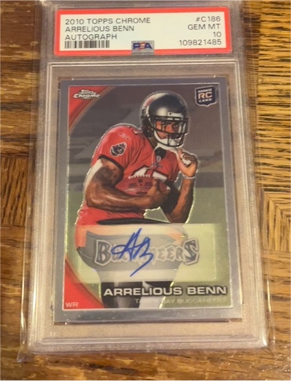 2010 Topps Chrome #C186 Arrelious Benn — front
