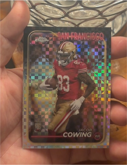 2024 Topps Chrome #285 Jacob Cowing — front
