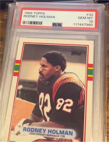 1989 Topps #32 Rodney Holman — front