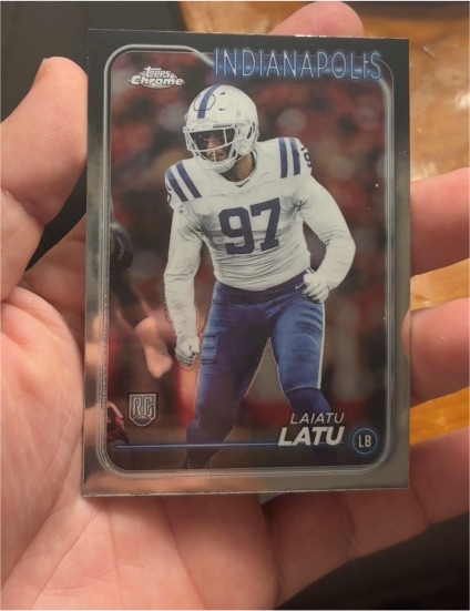 2024 Topps Chrome #247 Laiatu Latu — front