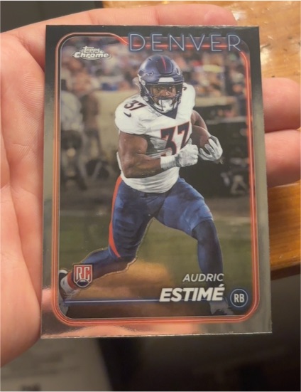 2024 Topps Chrome #222 Audric Estime — front