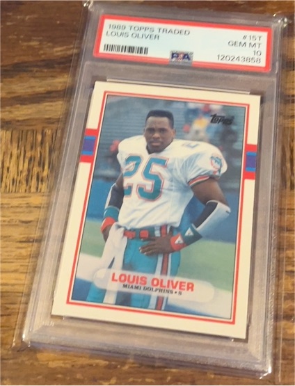 1989 Topps Traded #15T Louis Oliver — front