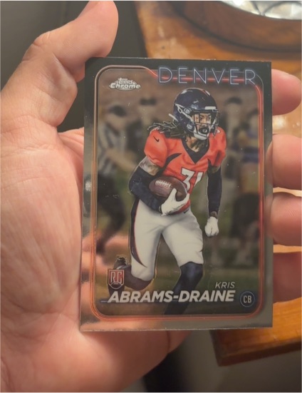 2024 Topps Chrome #256 Kris Abrams-Draine — front