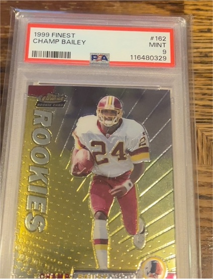 1999 Topps Finest #162 Champ Bailey — front