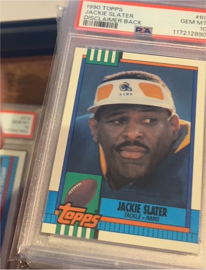 1990 Topps #69 Jackie Slater — front