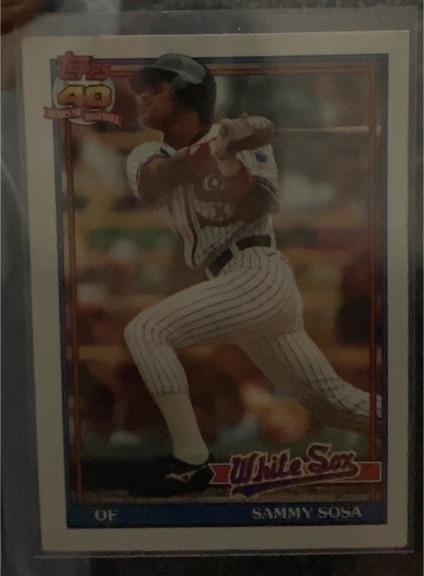 1991 Topps #414 Sammy Sosa — front