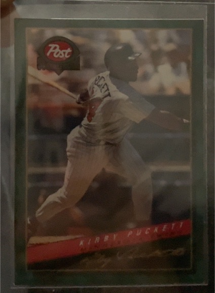 1994 Post #4 Kirby Puckett — front
