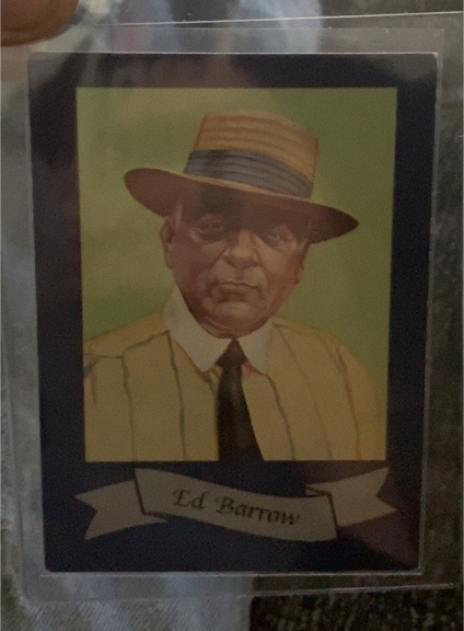 1984 Galasso 1927 Yankees #4 Ed Barrow — front