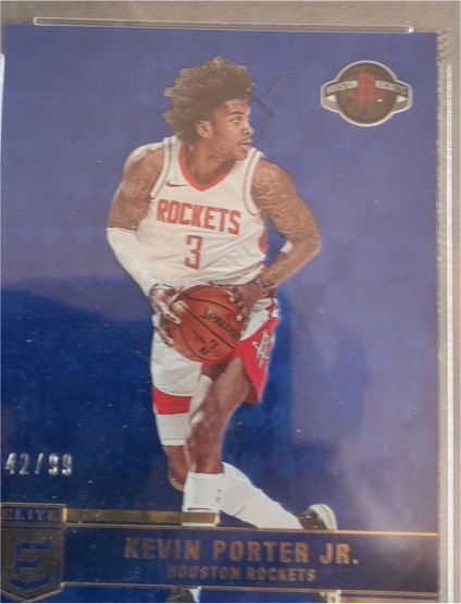 2021-22 Donruss Elite Blue #42 Kevin Porter Jr. — front